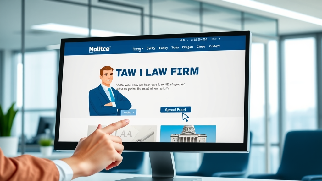 law firm website design for washington state attorneys, contemporary and user-friendly interface