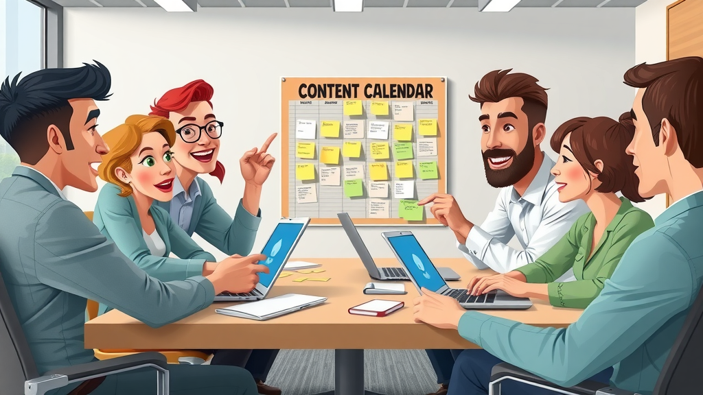 creative digital marketing agency team planning law firm blogging strategy for SEO