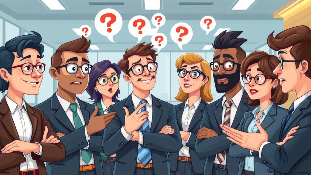 Diverse lawyers asking digital marketing FAQs about legal blogging services