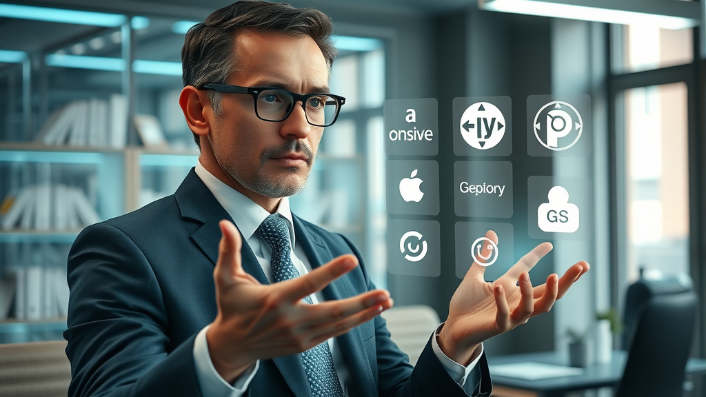 Lawyer comparing digital marketing automation tools for law firm efficiency