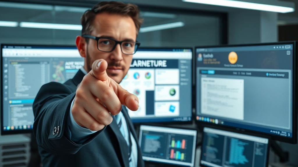 law firm seo services: Sleek law firm website interface, SEO expert highlighting site architecture and SEO audit tools