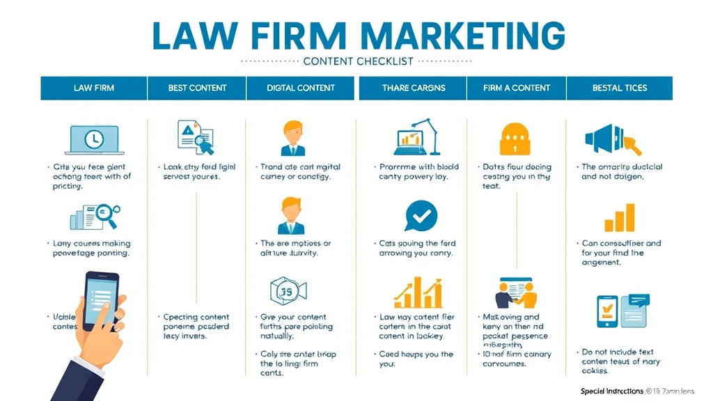 content marketing mistakes for law firms infographic checklist digital content best practices