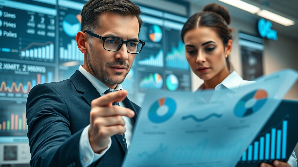 insurance companies analyzing negotiation statistics and graphs