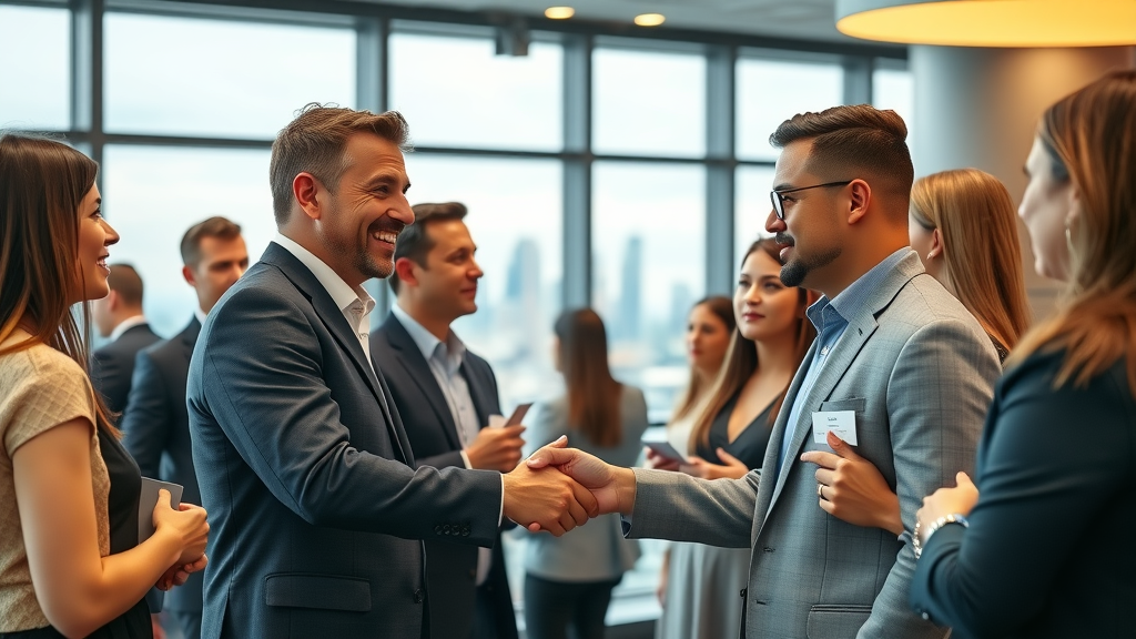 puget sound business leaders networking with attorneys and marketing managers