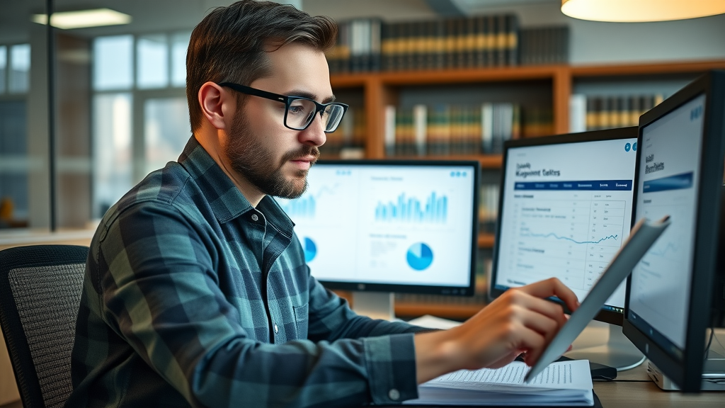 law firm SEO specialist optimizing washington state attorney online marketing with analytics, legal documents, and keyword research