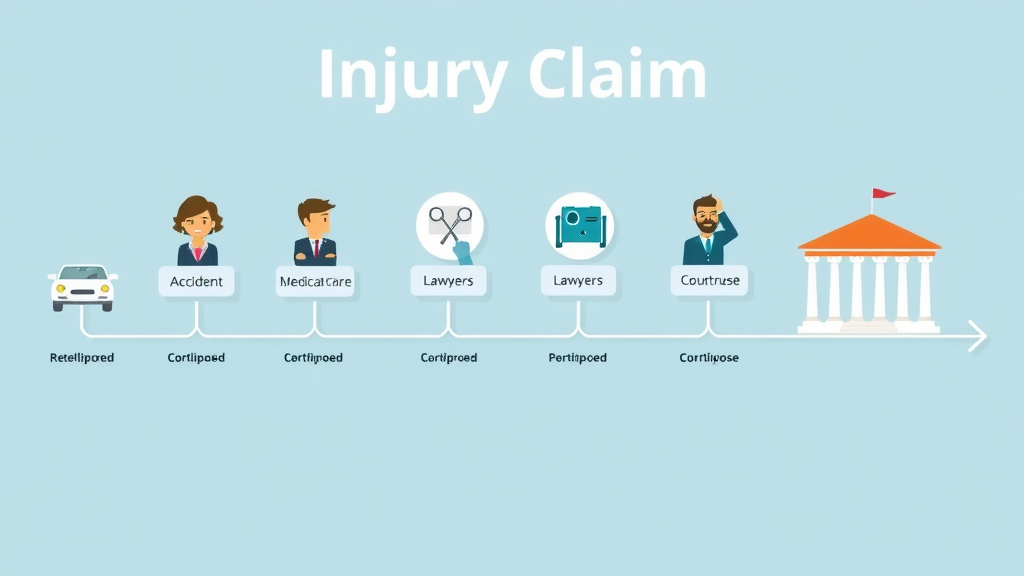 timeline of a personal injury lawsuit flowchart injury claim stages