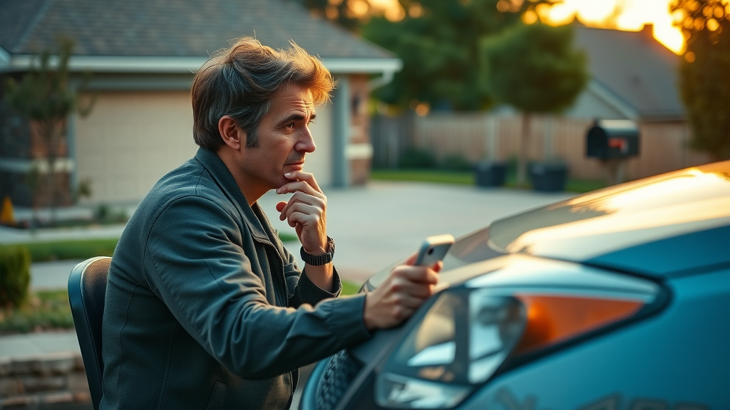 insurance claims for car accidents — car owner deciding whether to file claim for minimal bumper damage