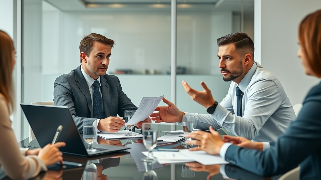 Personal injury attorney negotiating a car accident injury settlement with an insurance adjuster for Tacoma clients