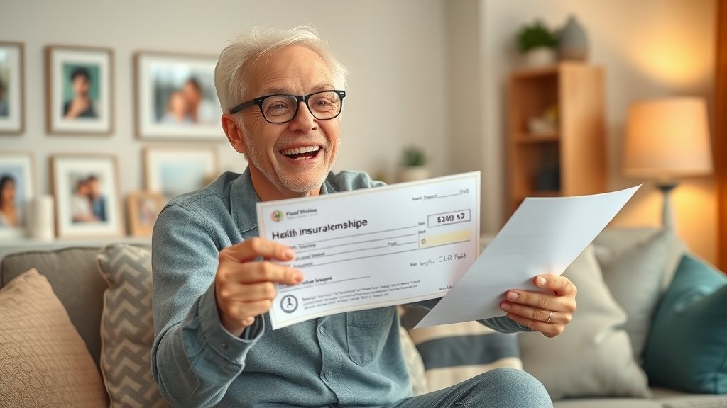 Satisfied client celebrating successful health insurance reimbursement after following best practices for health reimbursement arrangements